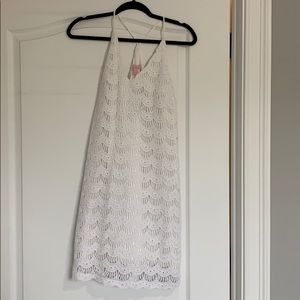 Lilly Pulitzer white scallop dress